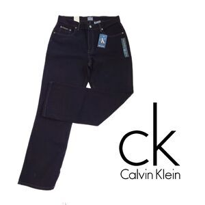 Calvin Klein NWT $88 The Calvin Bootcut Dark Denim Bootcut Jeans, Size 10